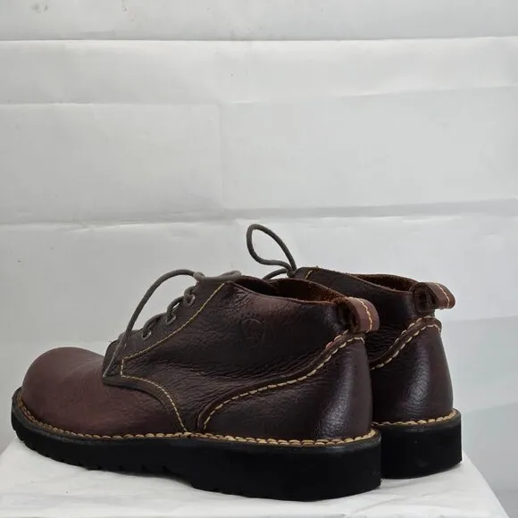 ARIAT Leather Lace-Up Chukka Boots Men's 10 D