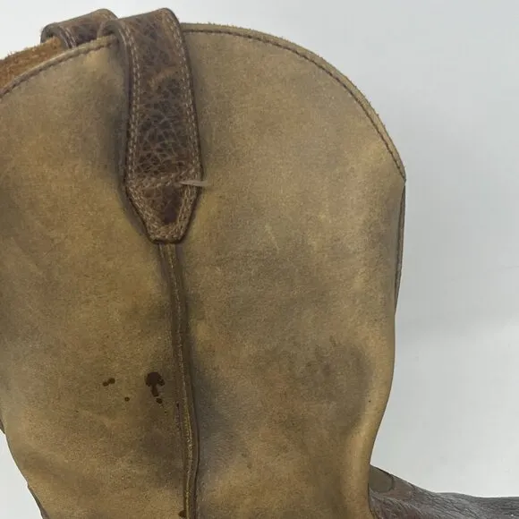 Ariat men's 11EE 'Rambler' work boots western leather brown wide