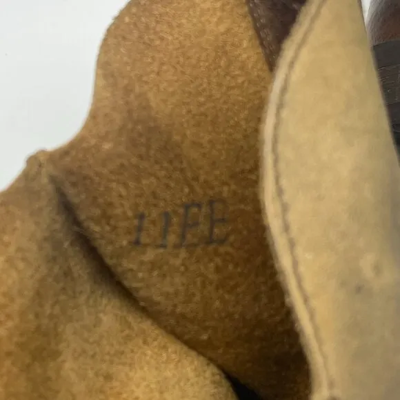 Ariat men's 11EE 'Rambler' work boots western leather brown wide