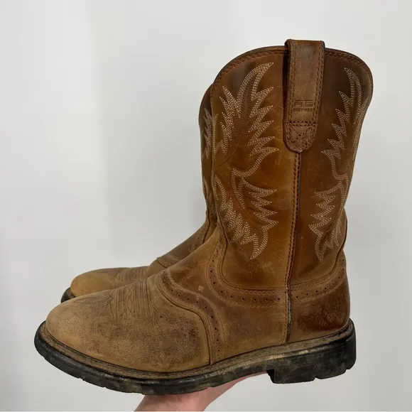 Ariat Men’s Brown Leather Sierra Work Boots