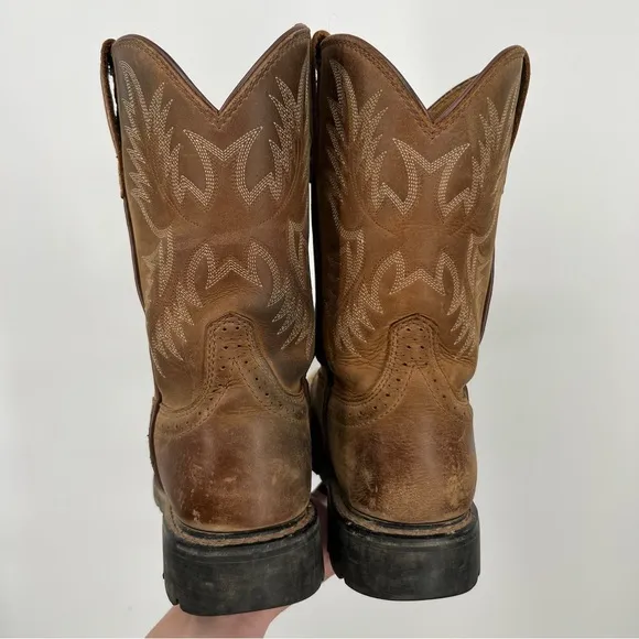 Ariat Men’s Brown Leather Sierra Work Boots