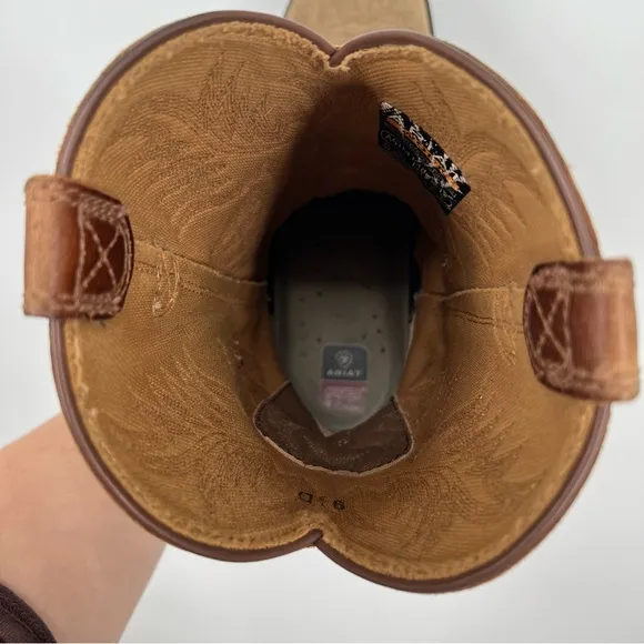 Ariat Men’s Brown Leather Sierra Work Boots
