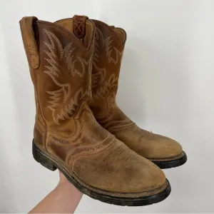 Ariat Men’s Brown Leather Sierra Work Boots