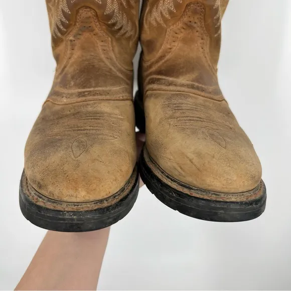 Ariat Men’s Brown Leather Sierra Work Boots