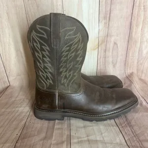 Ariat Mens Groundbreaker Brown Cowboy, Western Boots 12 Medium (D) ASTM F2892-17