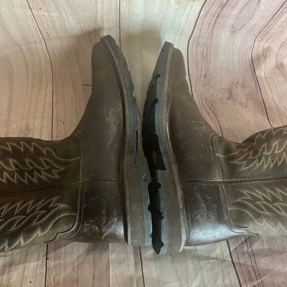 Ariat Mens Groundbreaker Brown Cowboy, Western Boots 12 Medium (D) ASTM F2892-17