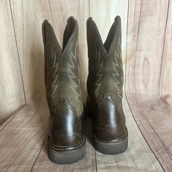 Ariat Mens Groundbreaker Brown Cowboy, Western Boots 12 Medium (D) ASTM F2892-17