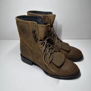 Ariat Men's Heritage Lacer Distressed Brown Boot 10001988‎ - Size 9 NEW