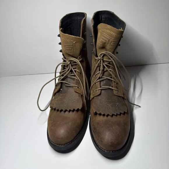 Ariat Men's Heritage Lacer Distressed Brown Boot 10001988‎ - Size 9 NEW