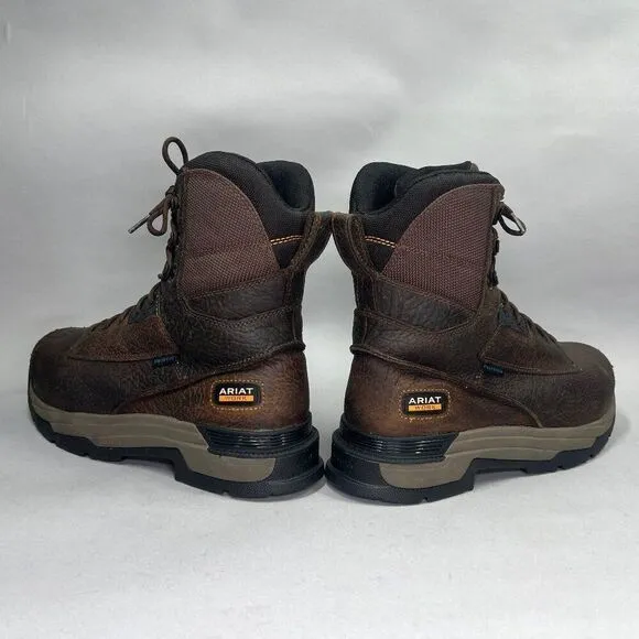 Ariat Men's MasterGrip 8&quot; MetGuard Waterproof Composite Toe Work Boot