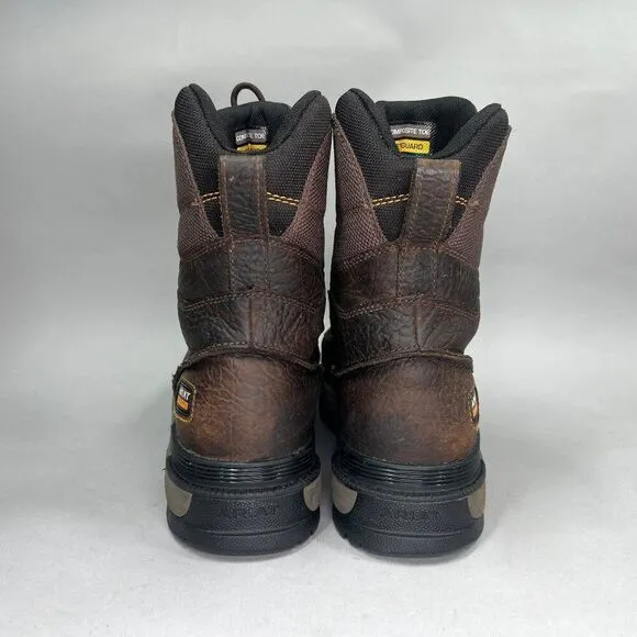 Ariat Men's MasterGrip 8&quot; MetGuard Waterproof Composite Toe Work Boot