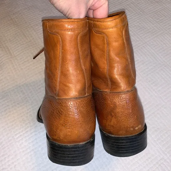 Ariat Pro Heritage Lacer Leather Work Boots, Western, Copper Brown, Men’s 10
