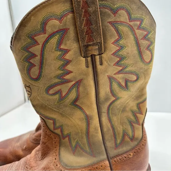 Ariat Sierra Roper Mens 12 EE Round Toe Cowboy Western Boots Leather 38892 Work