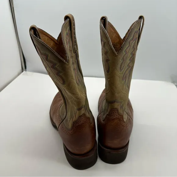 Ariat Sierra Roper Mens 12 EE Round Toe Cowboy Western Boots Leather 38892 Work