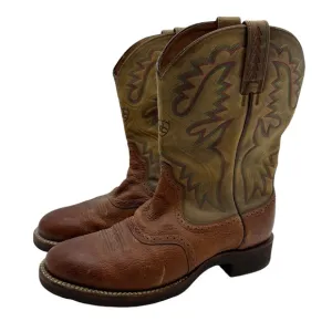 Ariat Sierra Roper Mens 12 EE Round Toe Cowboy Western Boots Leather 38892 Work