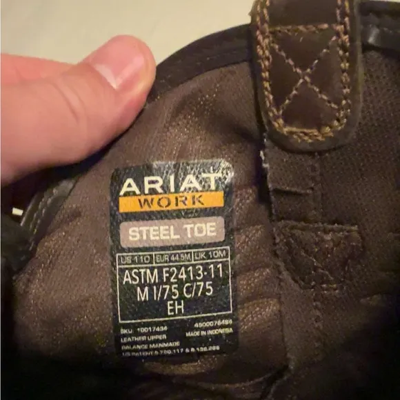 Ariat Steel square toe work Boots