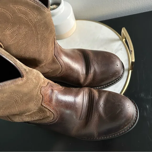 Ariat Steel Toe Work Boots 10014241 Size 11D Brown Leather Western Construction