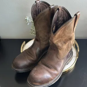 Ariat Steel Toe Work Boots 10014241 Size 11D Brown Leather Western Construction