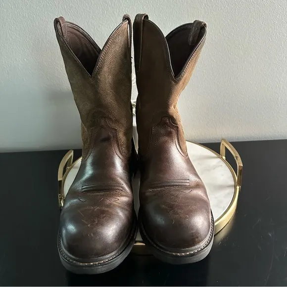 Ariat Steel Toe Work Boots 10014241 Size 11D Brown Leather Western Construction