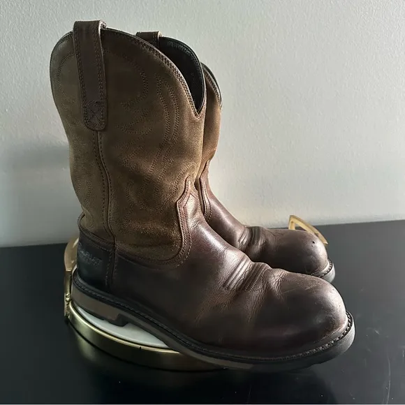 Ariat Steel Toe Work Boots 10014241 Size 11D Brown Leather Western Construction