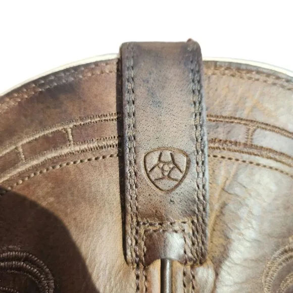 Ariat Womens Brown Embroidery Midcalf Cowboy Boots Size 11
