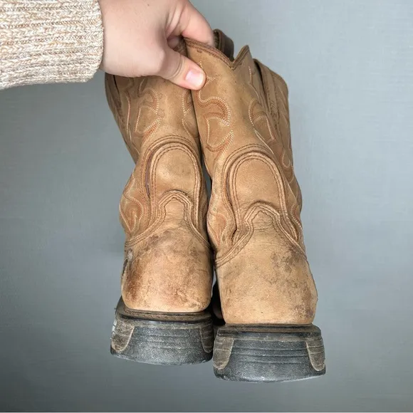 Ariat WorkHog Wide Square Toe Steel Toe Western Work Boot 11D