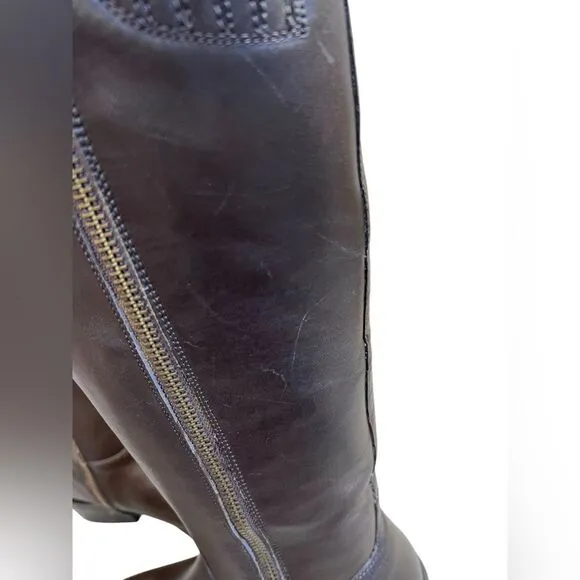 Ariat leather knee high equestrian riding boots size 7.5