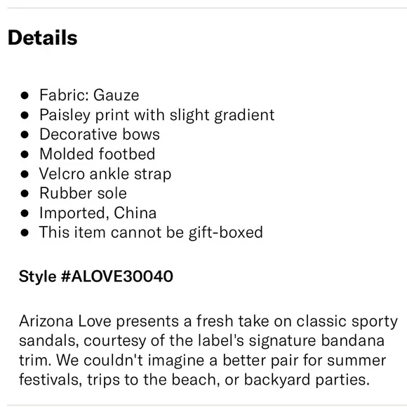 Arizona Love Bandana Sandals