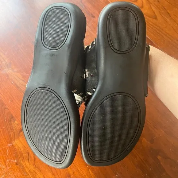 Array Moki Medallion Leather Sandals, Size 9