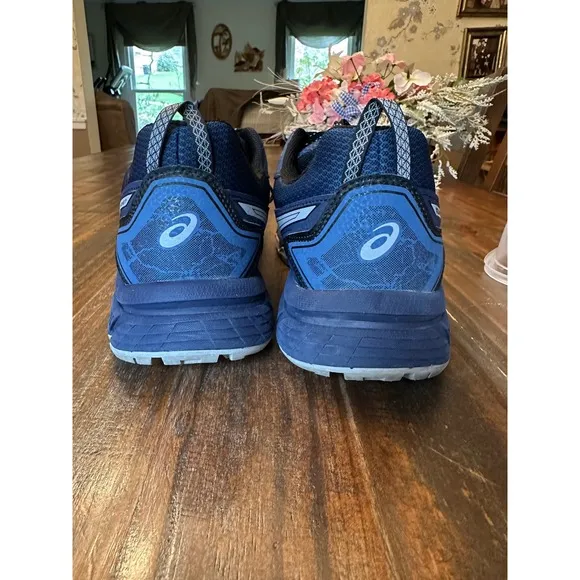 Asics Gel-Venture 7 Mens Running Shoes Trail Athletic Comfort Blue Size 13