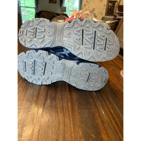 Asics Gel-Venture 7 Mens Running Shoes Trail Athletic Comfort Blue Size 13