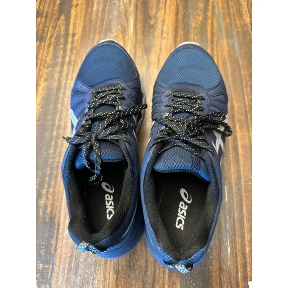 Asics Gel-Venture 7 Mens Running Shoes Trail Athletic Comfort Blue Size 13