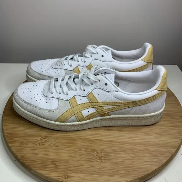 Asics Onitsuka Tiger Men's Size 7 Shoes 1183A353 White Yellow Athletic Sneakers