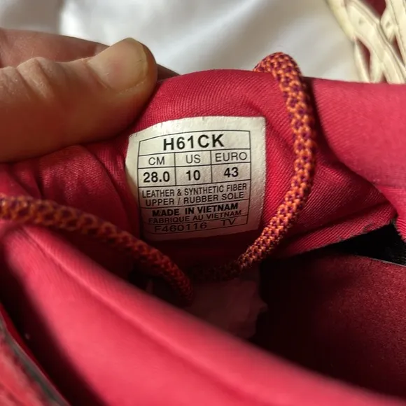 Asics Red Athletic Shoes