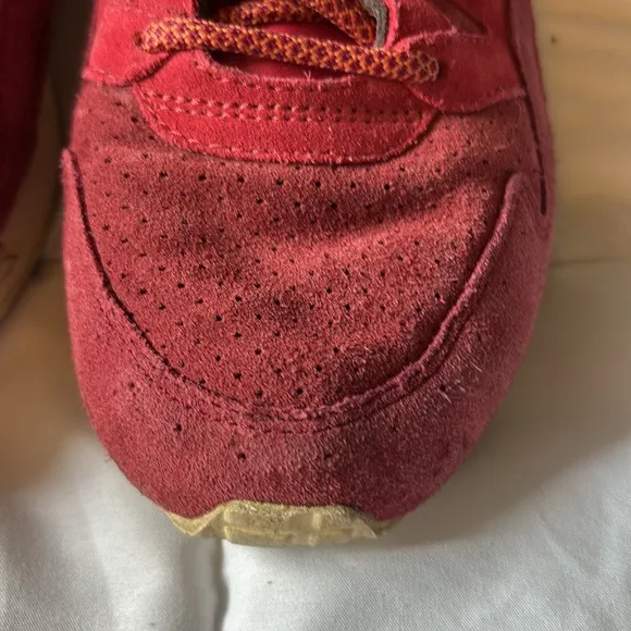 Asics Red Athletic Shoes