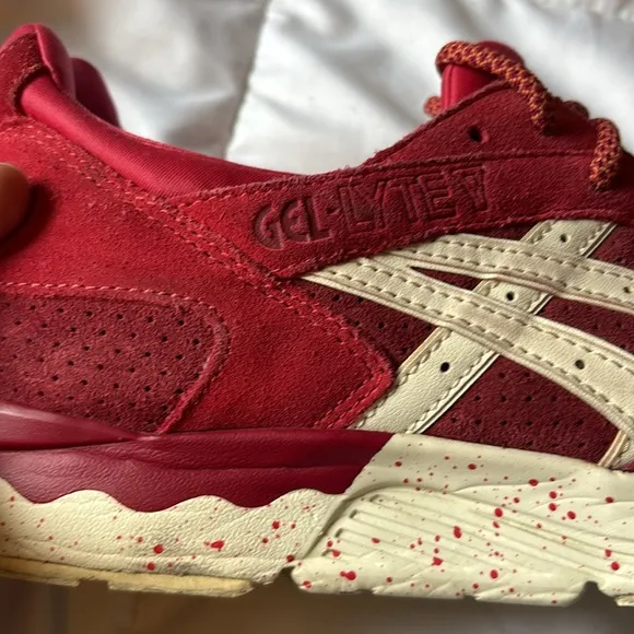 Asics Red Athletic Shoes