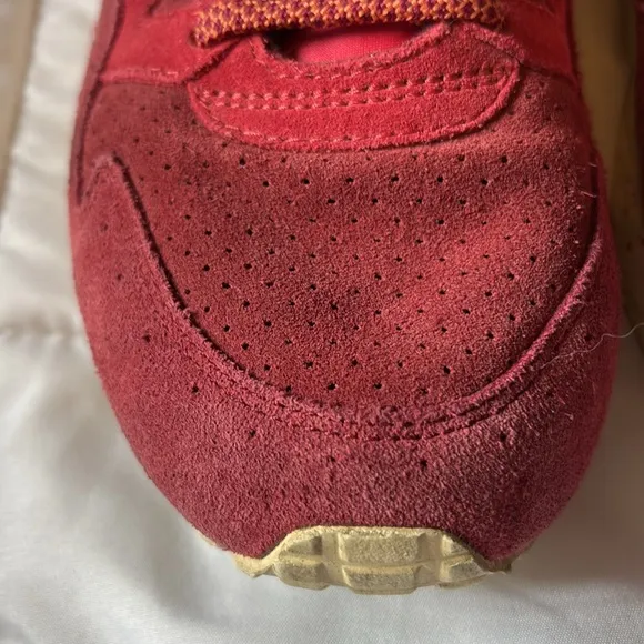 Asics Red Athletic Shoes