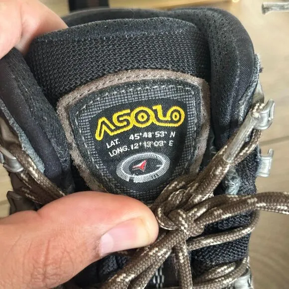 ASOLO Fugitive GTX Gore-Tex Hiking Boots Size 7.5 Womens