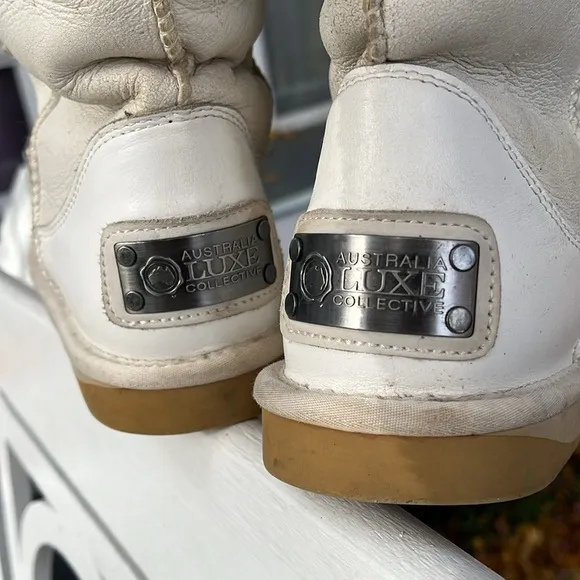 Australia Luxe Collective Boots Tall Ivory Brand New WARM🥶❄️