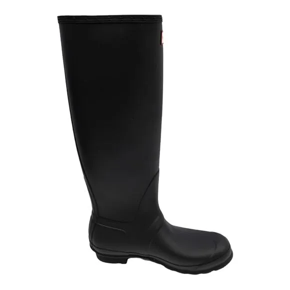 Authentic Hunter Original Tall Matte Black Rain Boots 9 Women's