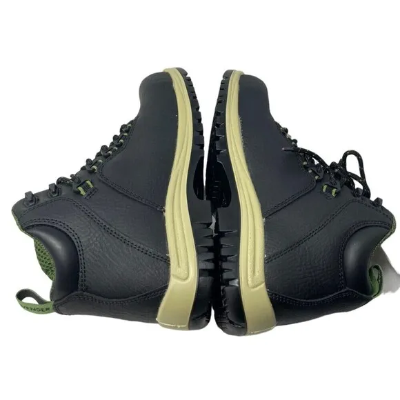 Avenger Breaker Safety Toe Work Boots Black Green Leather Men's 9 M NEW NIB