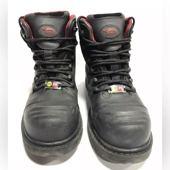 Avenger Mens A7547 Hammer Work Boots Black Size 9 EE