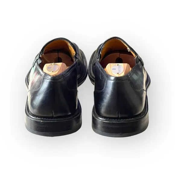 Avventura ᪣ Hand Crafted Quilted Detail Dress Shoe Loafers ᪣ Black Leather ᪣ 10M