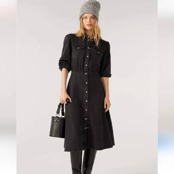 Ba&amp;Sh Marta Midi Dress