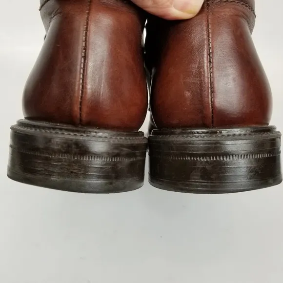 Bacco Bucci Men's Brown Leather Ankle Chukka Boots Size 8