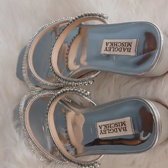 Badgley Mischka  rhinstone  sandals
