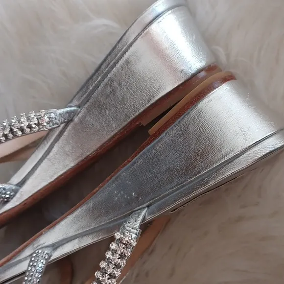 Badgley Mischka  rhinstone  sandals