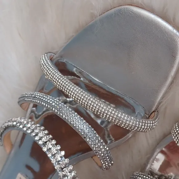 Badgley Mischka  rhinstone  sandals