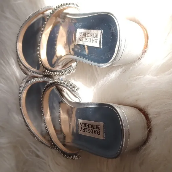 Badgley Mischka  rhinstone  sandals