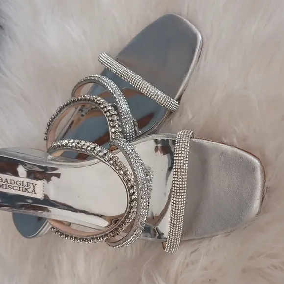 Badgley Mischka  rhinstone  sandals
